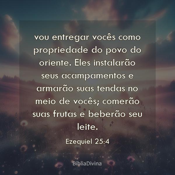 Ezequiel 25:4