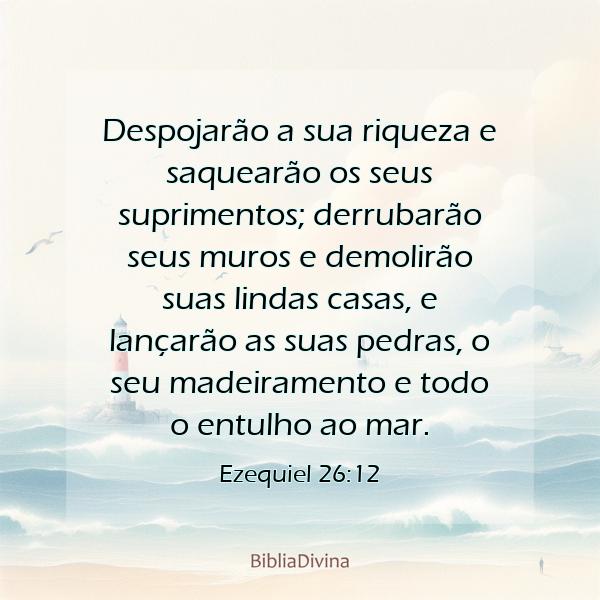 Ezequiel 26:12