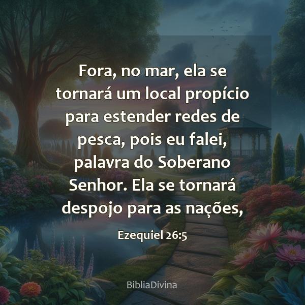 Ezequiel 26:5