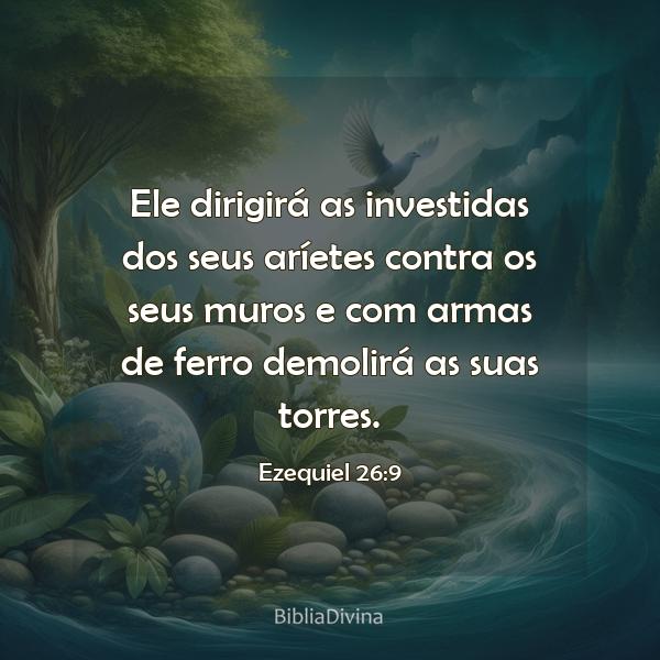 Ezequiel 26:9