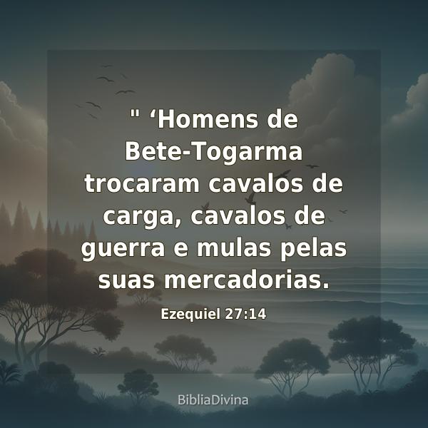 Ezequiel 27:14