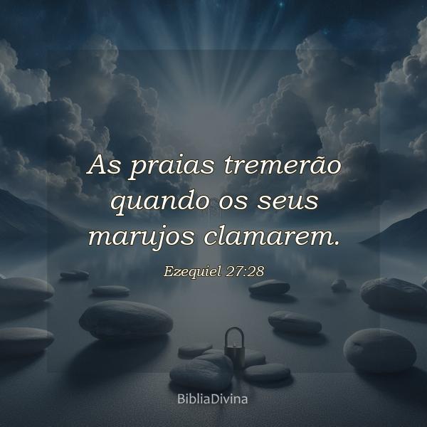 Ezequiel 27:28