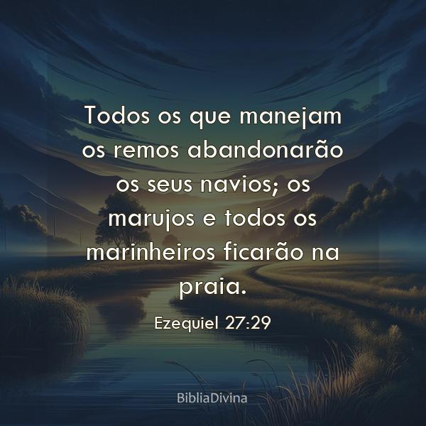 Ezequiel 27:29