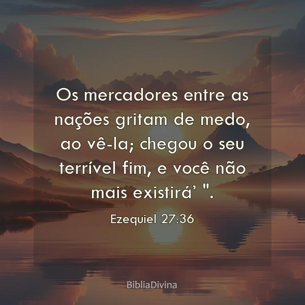 Ezequiel 27:36