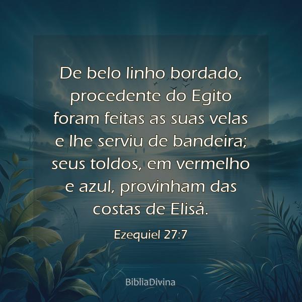 Ezequiel 27:7