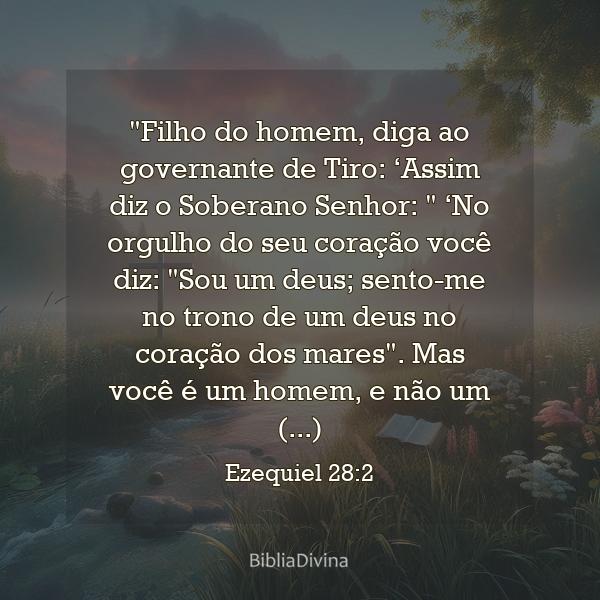 Ezequiel 28:2