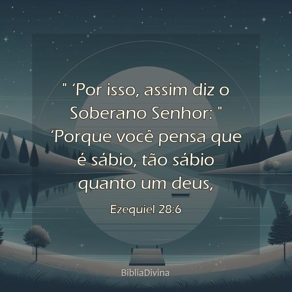 Ezequiel 28:6