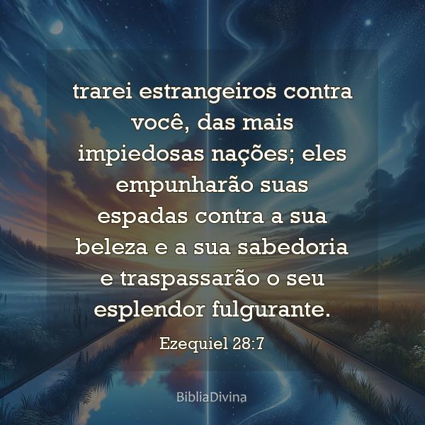 Ezequiel 28:7