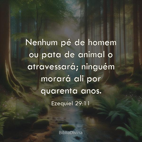 Ezequiel 29:11