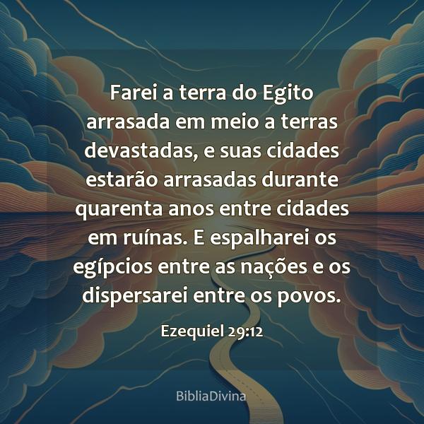 Ezequiel 29:12