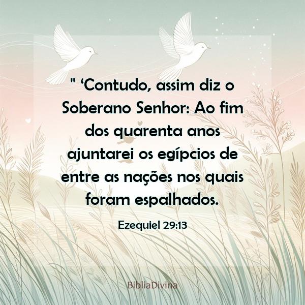 Ezequiel 29:13