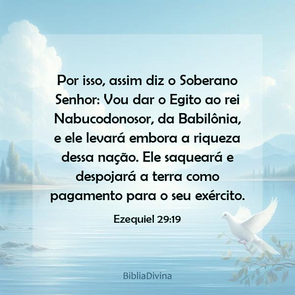 Ezequiel 29:19