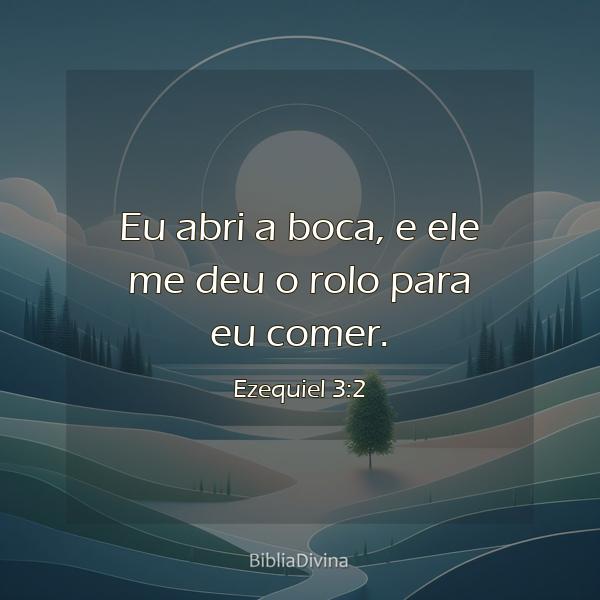 Ezequiel 3:2