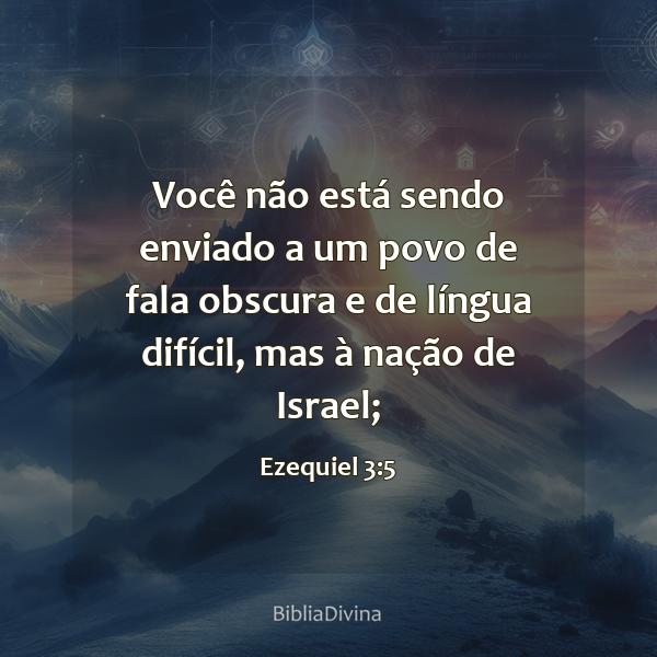 Ezequiel 3:5