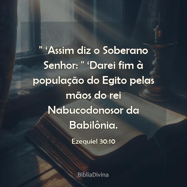 Ezequiel 30:10