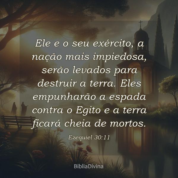 Ezequiel 30:11