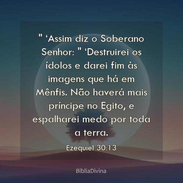 Ezequiel 30:13