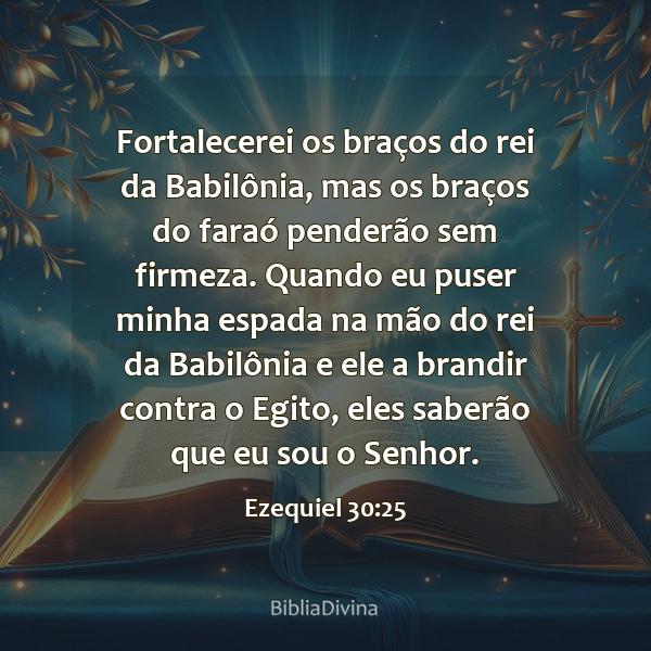 Ezequiel 30:25