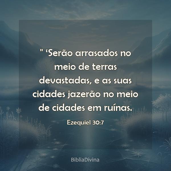 Ezequiel 30:7