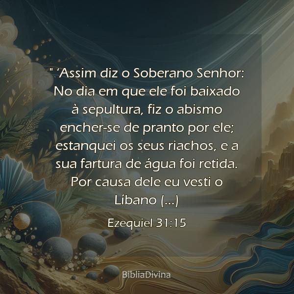 Ezequiel 31:15