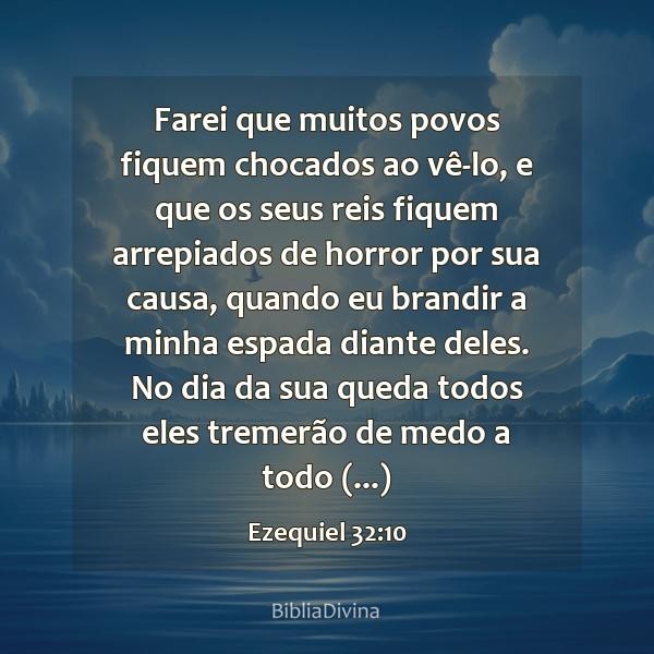 Ezequiel 32:10