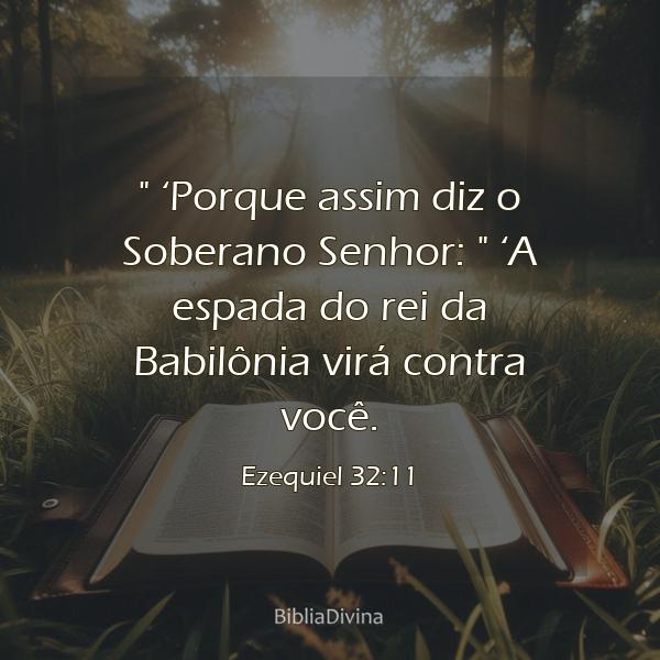 Ezequiel 32:11