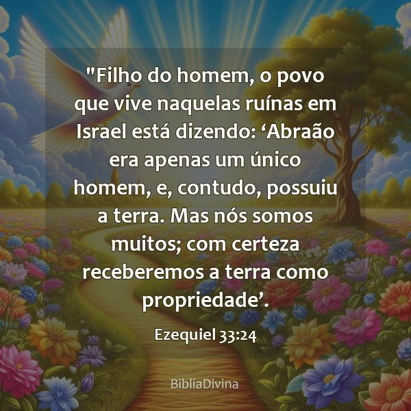 Ezequiel 33:24