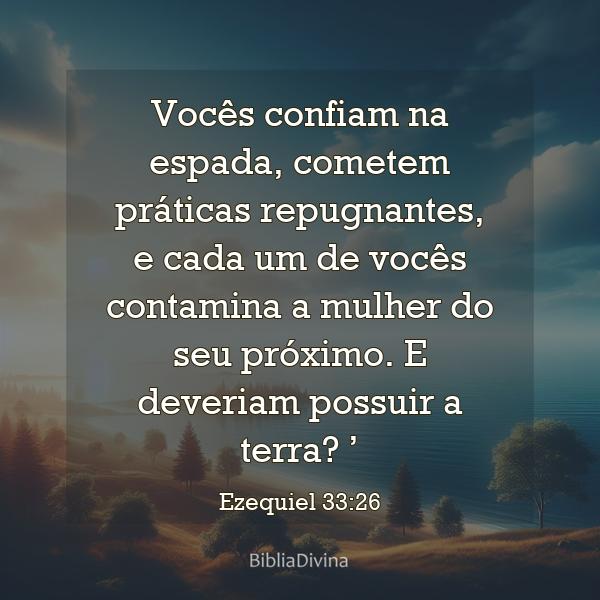 Ezequiel 33:26