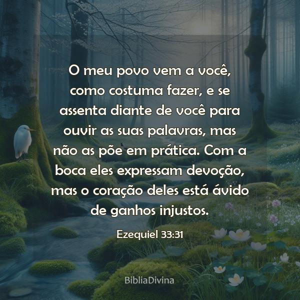 Ezequiel 33:31