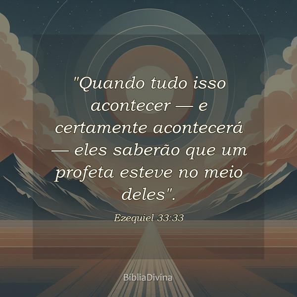 Ezequiel 33:33