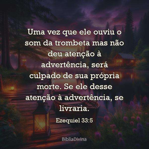 Ezequiel 33:5