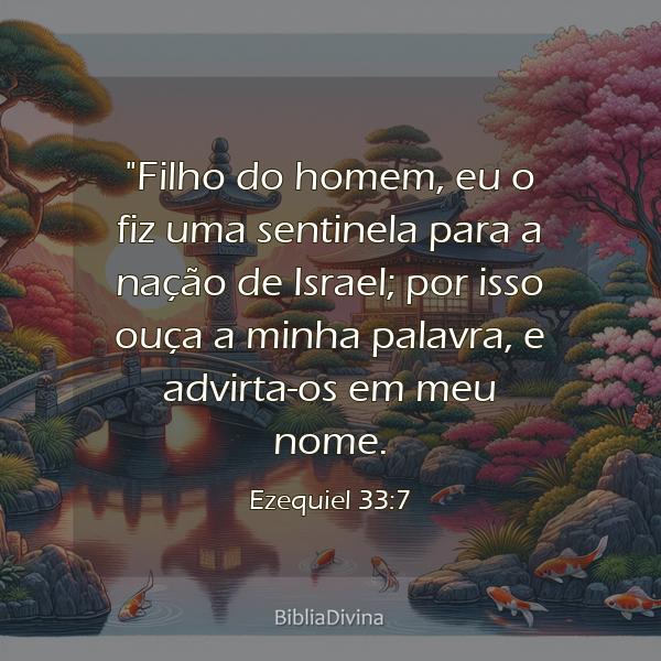 Ezequiel 33:7