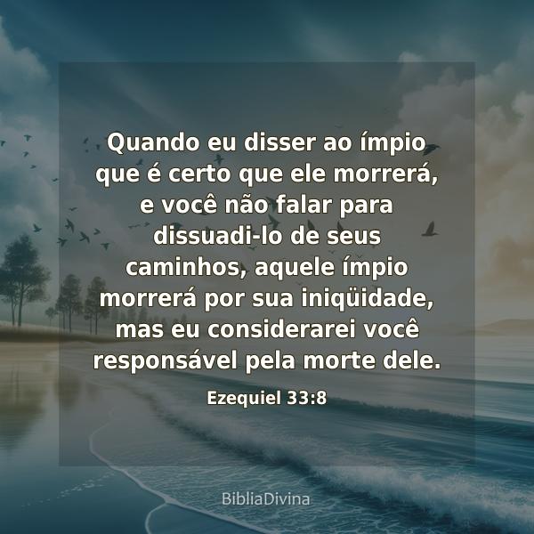 Ezequiel 33:8