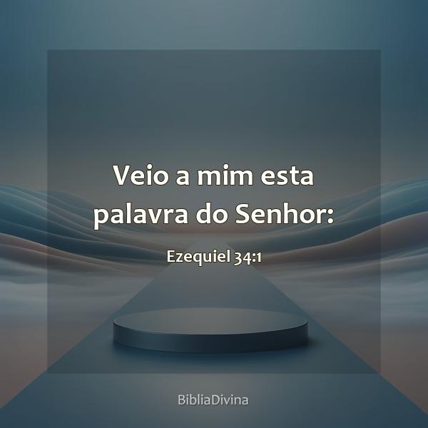 Ezequiel 34:1