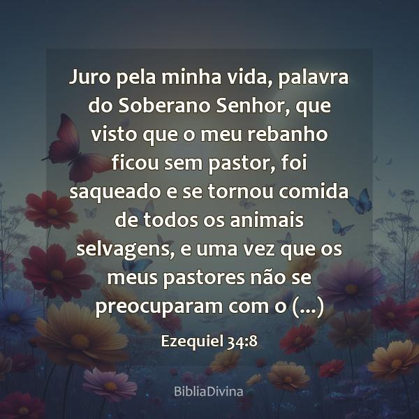 Ezequiel 34:8