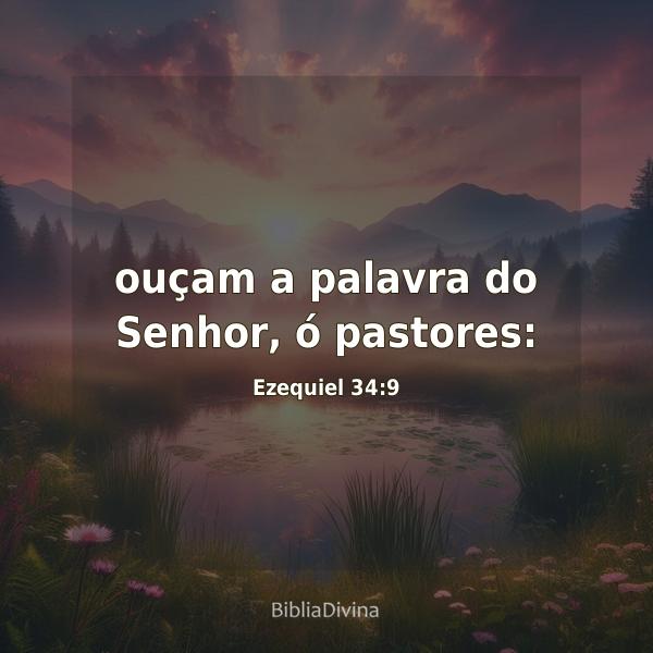 Ezequiel 34:9