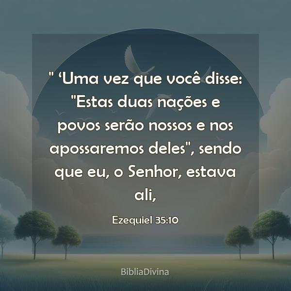 Ezequiel 35:10