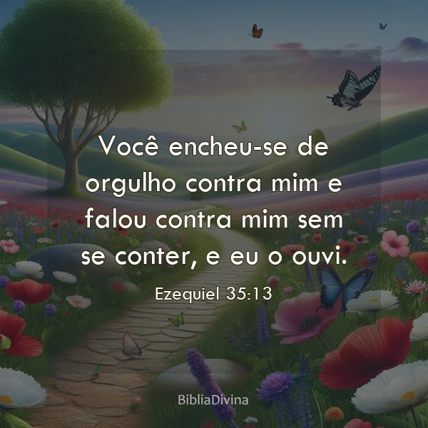 Ezequiel 35:13