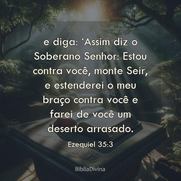 Ezequiel 35:3