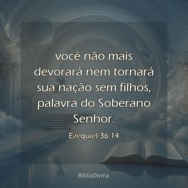 Ezequiel 36:14