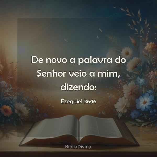 Ezequiel 36:16