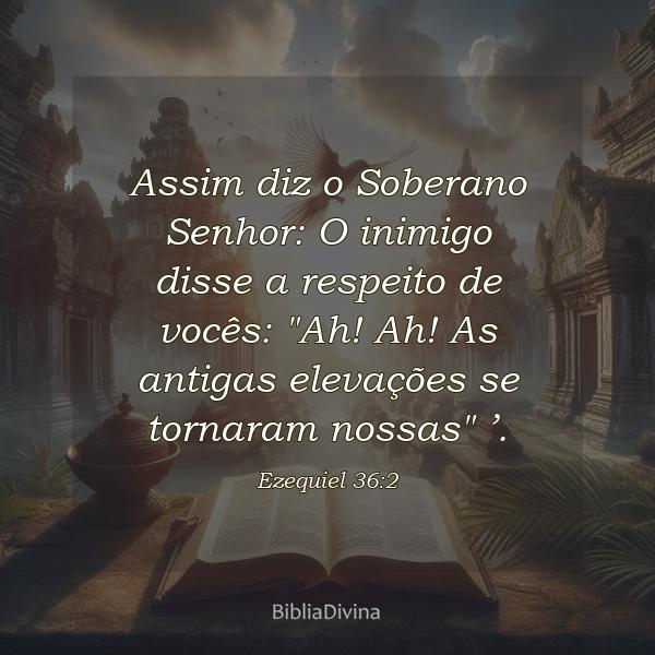 Ezequiel 36:2