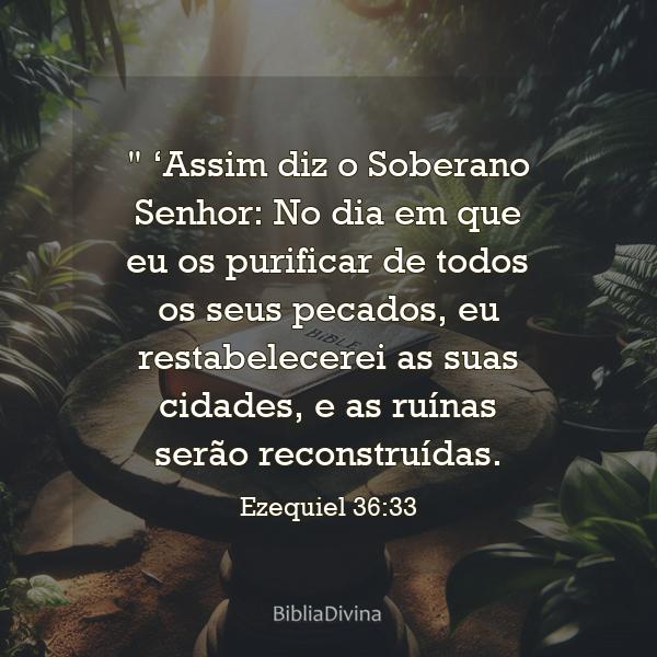 Ezequiel 36:33