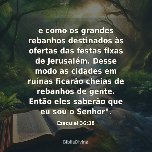 Ezequiel 36:38