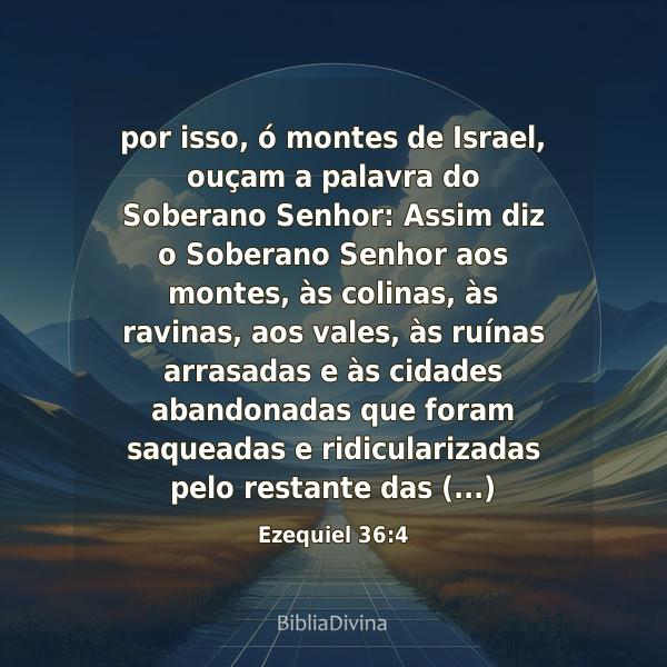 Ezequiel 36:4