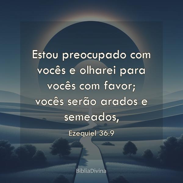 Ezequiel 36:9