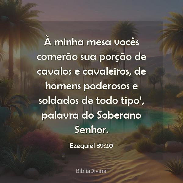 Ezequiel 39:20