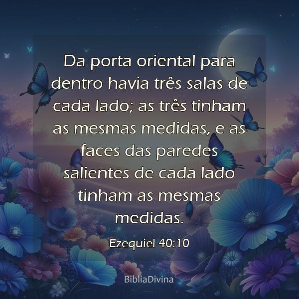 Ezequiel 40:10