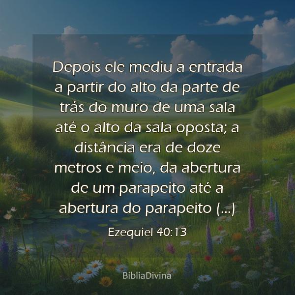 Ezequiel 40:13