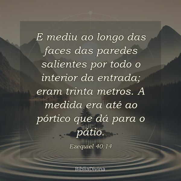 Ezequiel 40:14